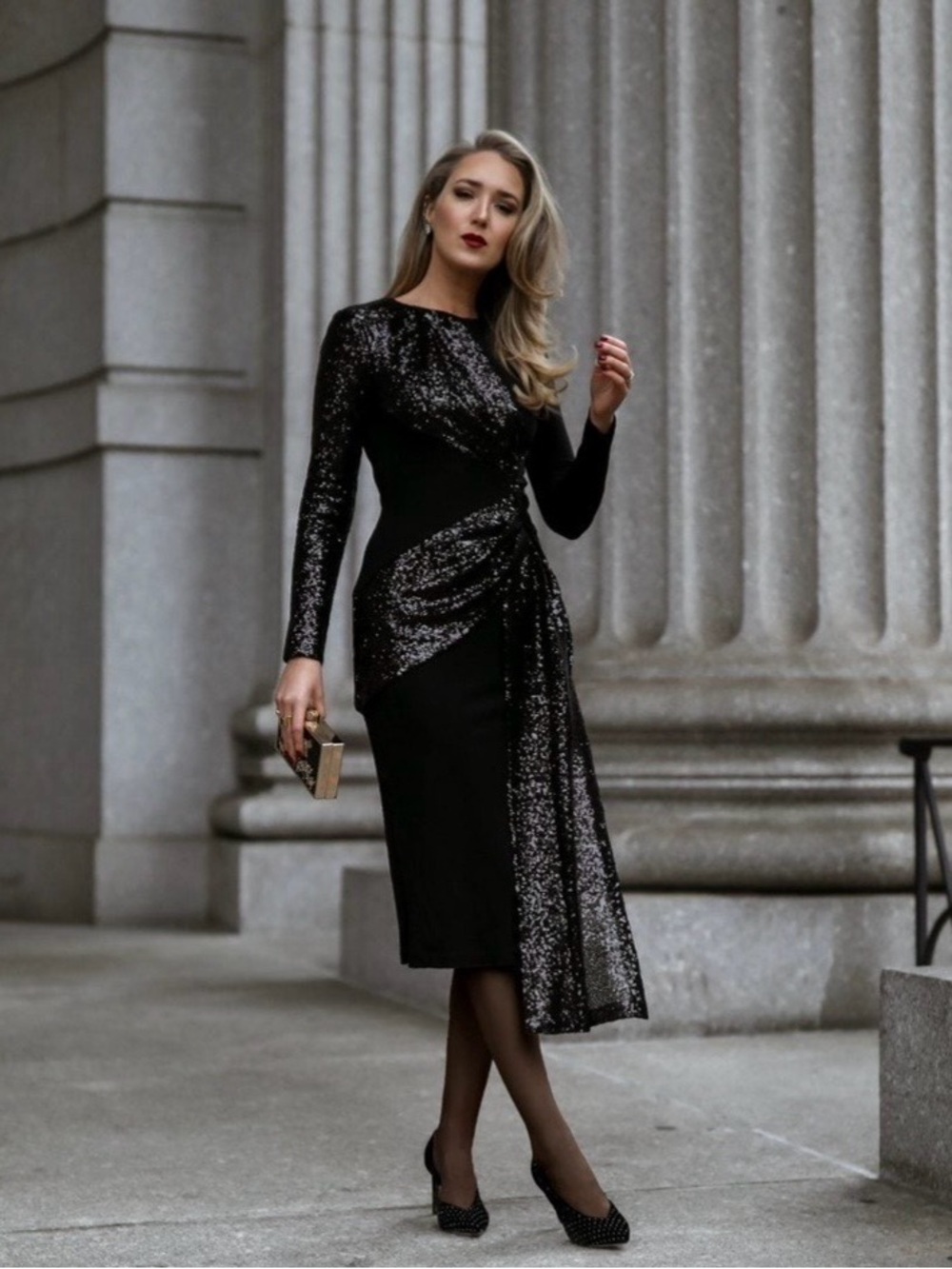 Prabal Gurung New Shilu Twist Front Midi Cocktail Dress Size 8/10